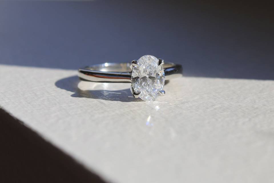 Diamond Ring & Wedding Bands