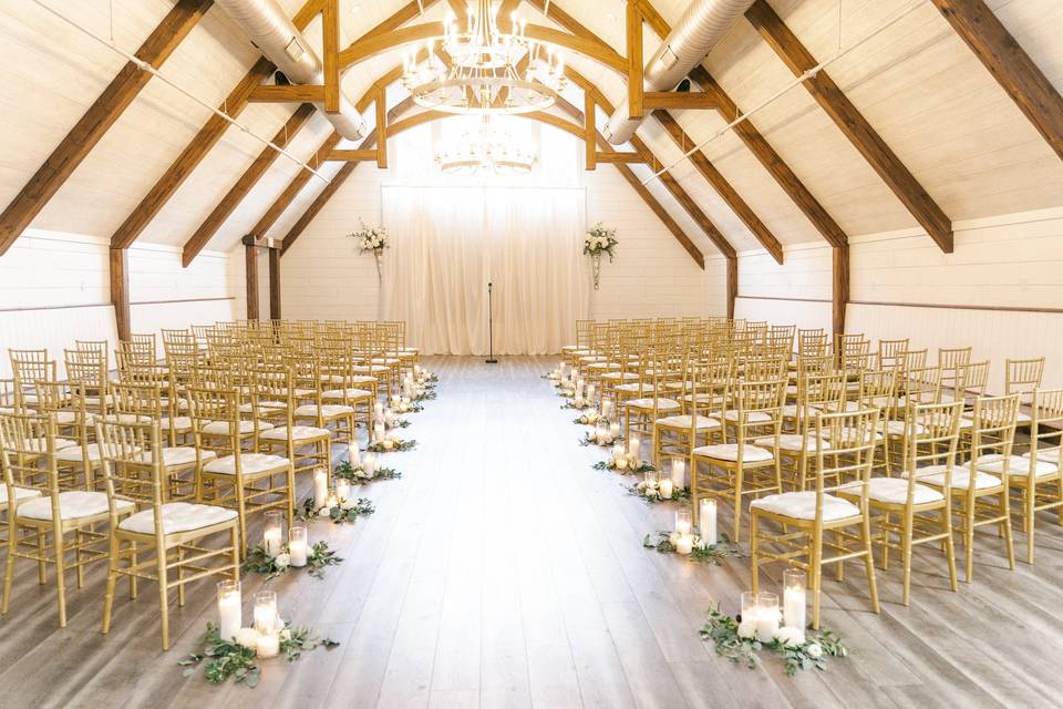 Ceremony at stables