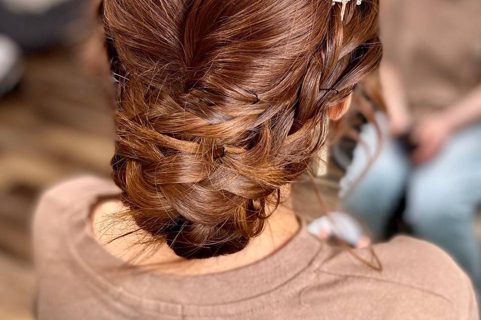 Side Braid upstyle