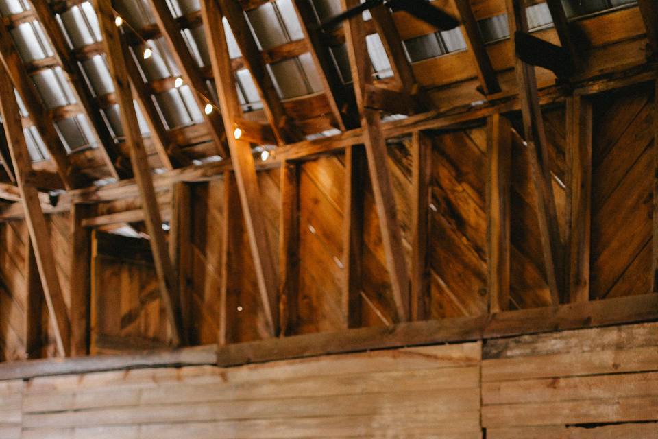 Barn Interior with Decor