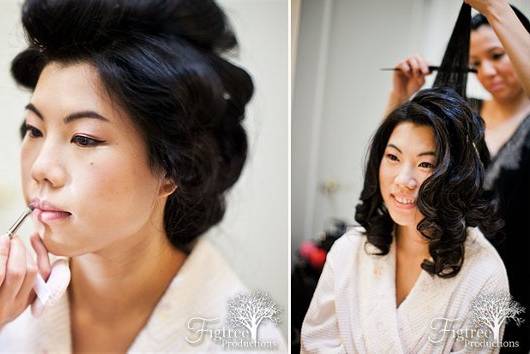 Hair and makeup