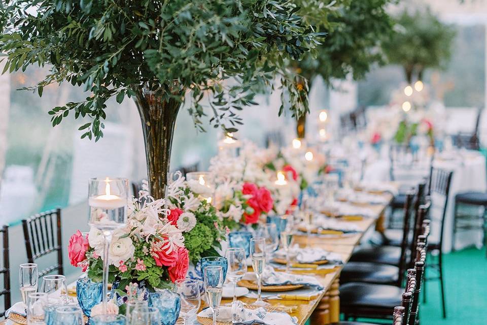 Wedding reception design