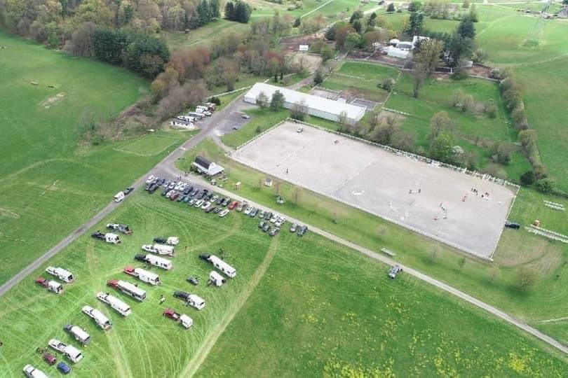 Birds Eye with parking