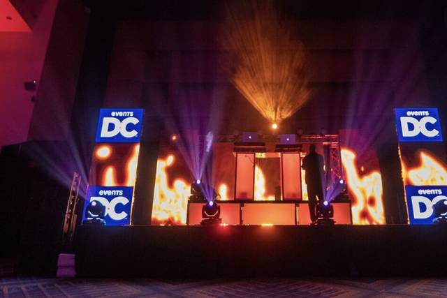 LED Wall DJ Booth