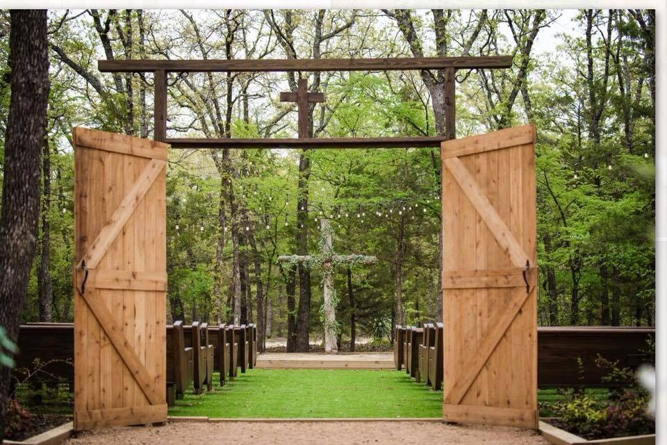 Doorway to the ceremony space