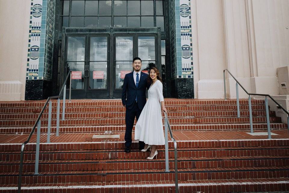 San Diego Courthouse Wedding