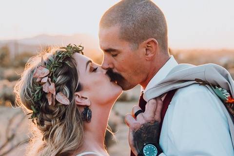Couple kissing