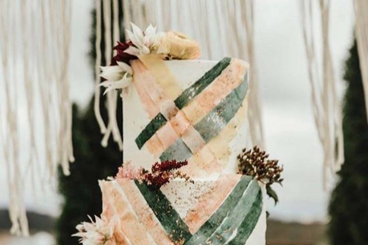Woven Wedding Cake