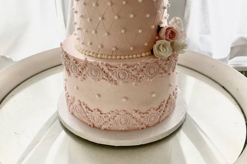 3 Tier Custom Wedding Cake