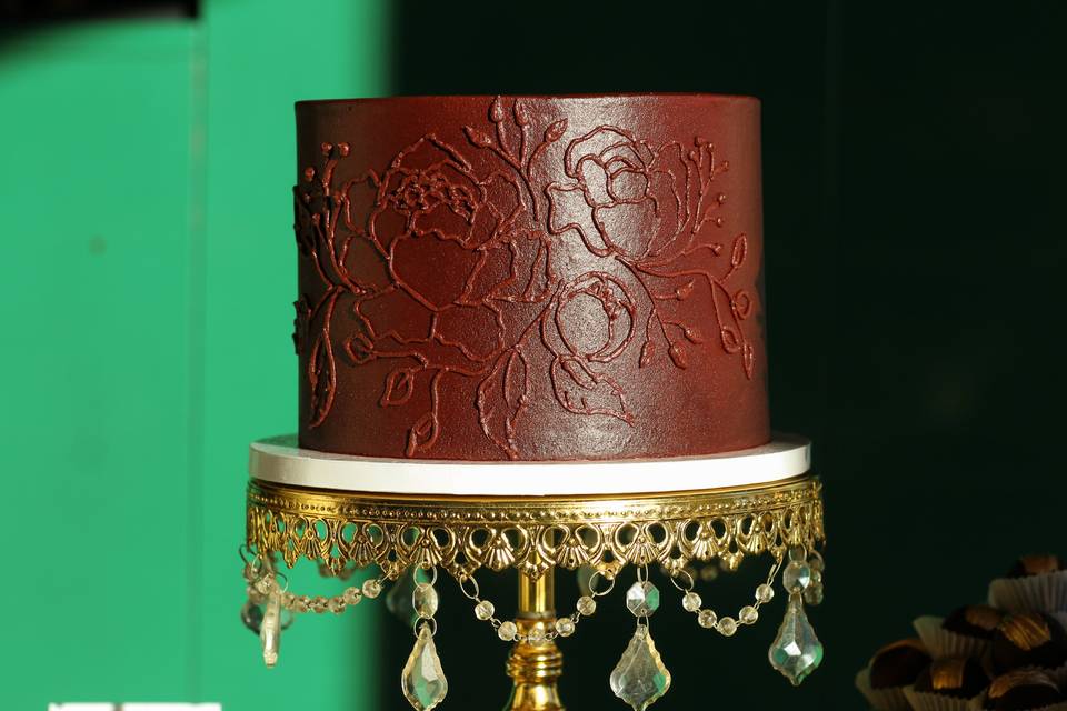 1-Tier Wedding Cake