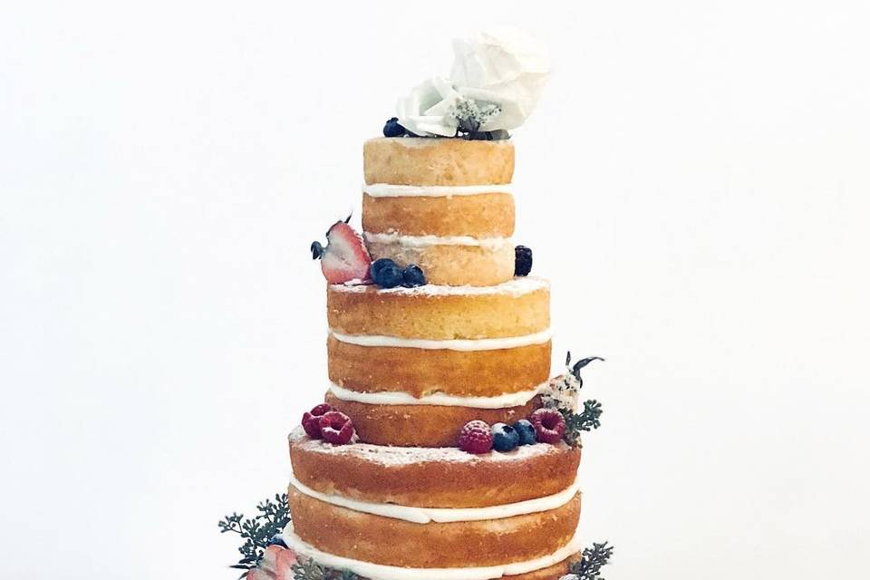 5-Tier Naked Cake