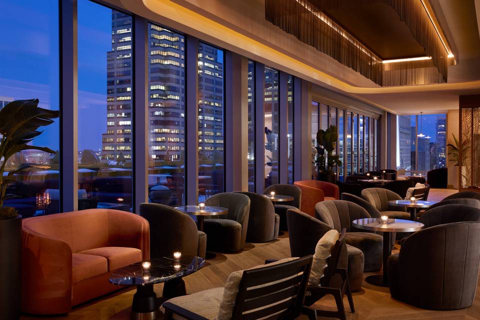 Astrea Rooftop at Night