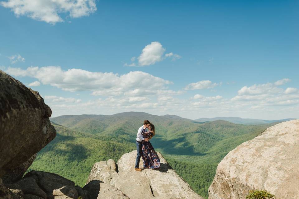 In the Shenandoah mountains,