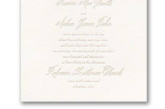 Blissful Love Invitation