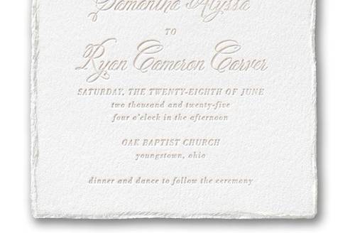 Charmed Wreath Invitation
