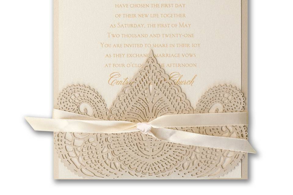 Laser Cut Invitation