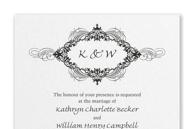 Monogram Invitation