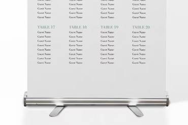 Seating Chart Banner
