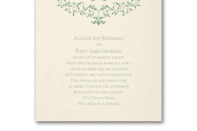 Gold Foil Invitation