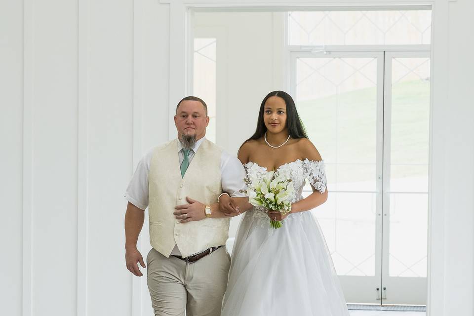 Down the isle