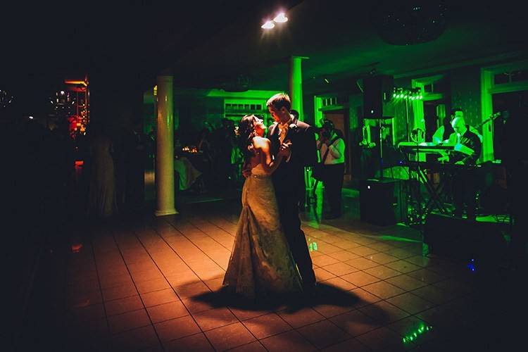 Couple's first dance