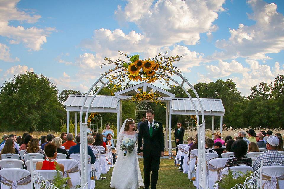 Wedding at the open air Chapel