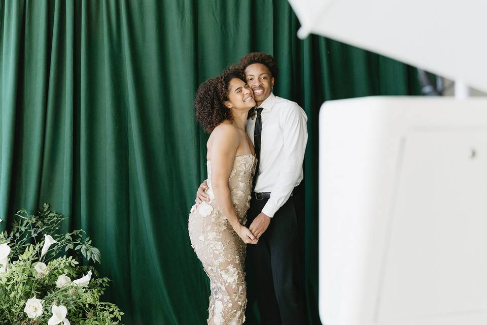 Couple at wedding