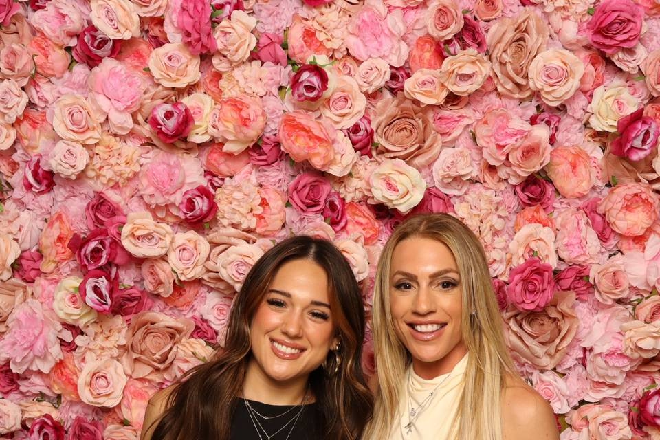 Pink Flower Wall
