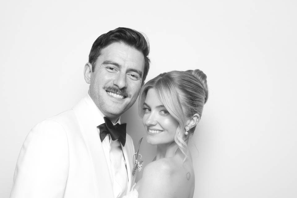Bride and Groom in Glam