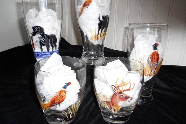 Sharon's Hand Painted Glass