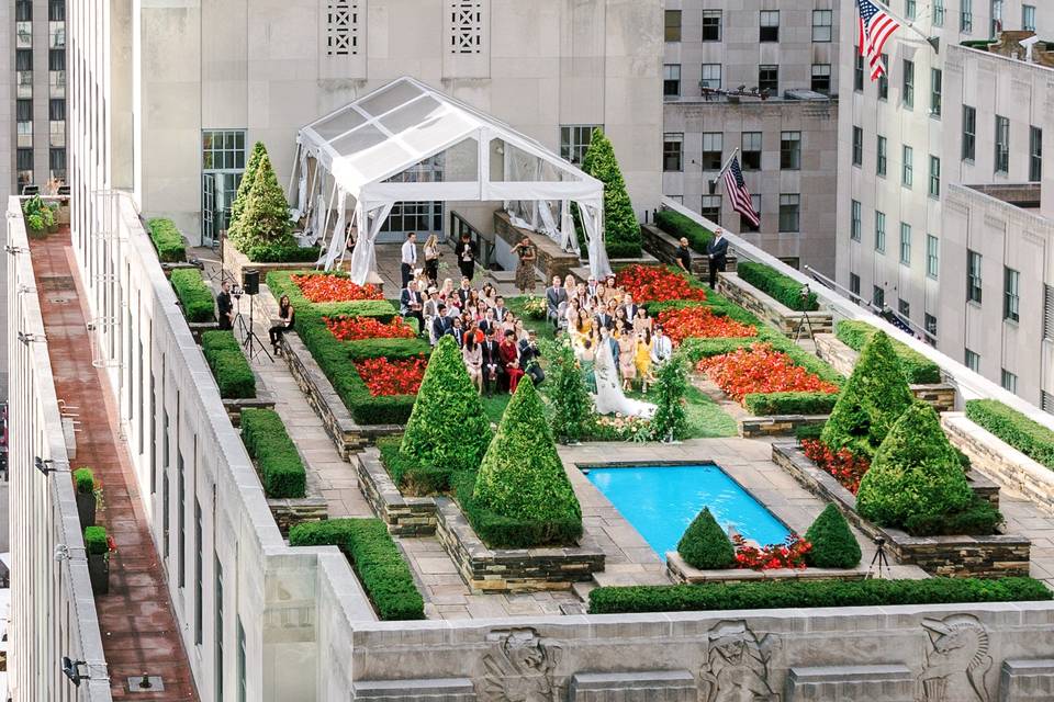 Rooftop Wedding