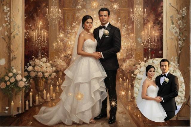 Wedding couple