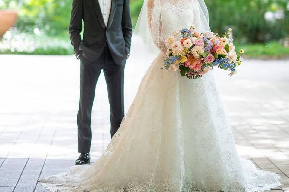 Bride's Updo + Makeup