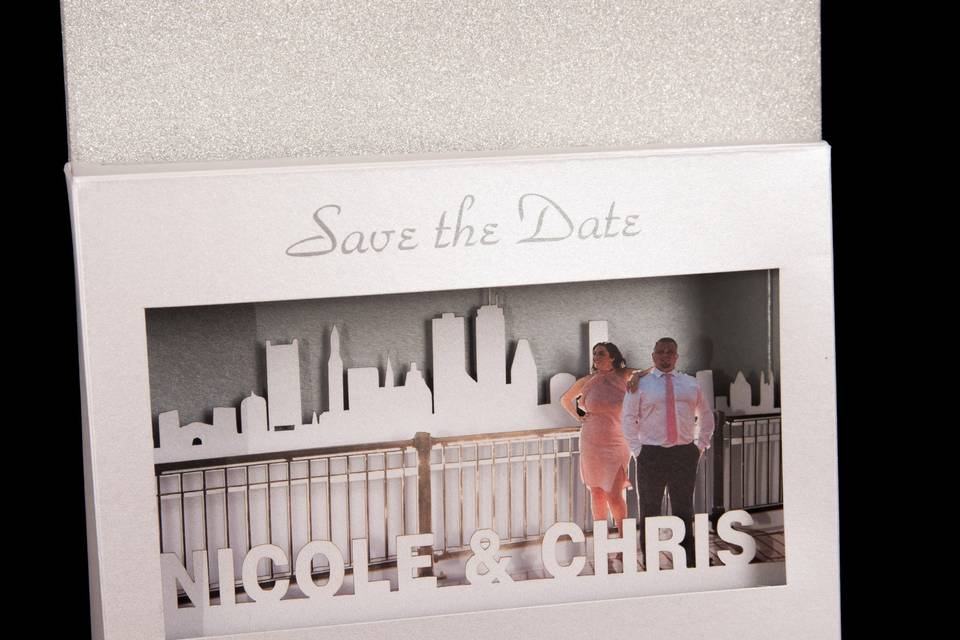 Laser Save the Date