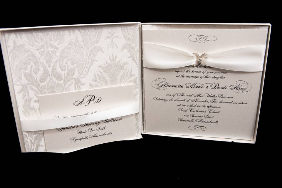 Custom Box and Invitation