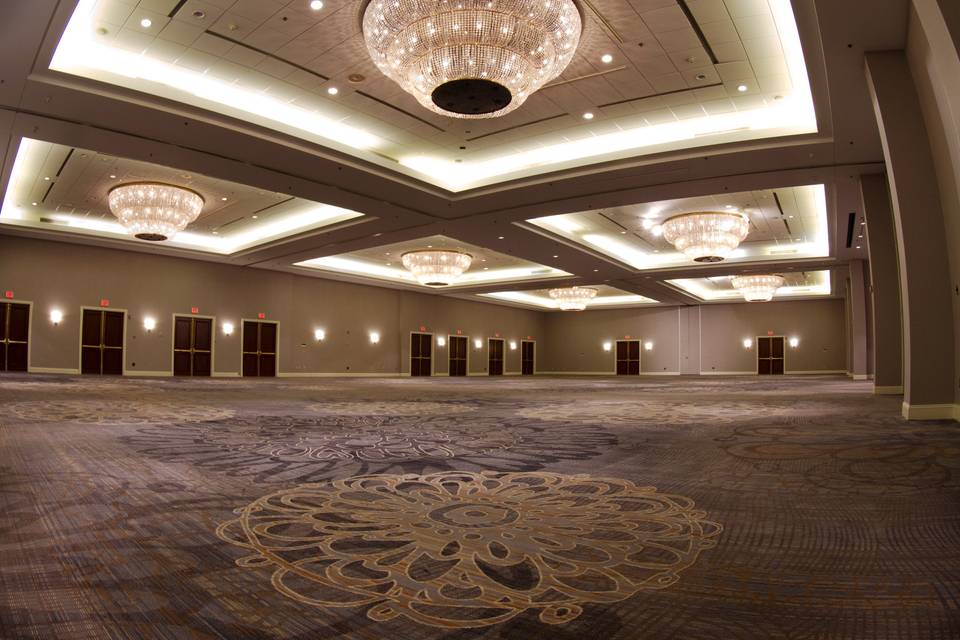 Wedding reception space