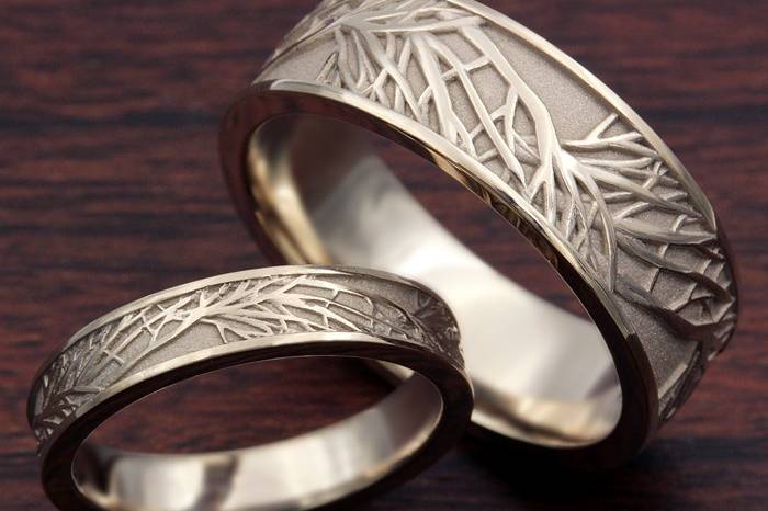 Tree of Life Wedding Bands