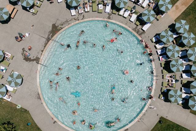 Main pool overhead