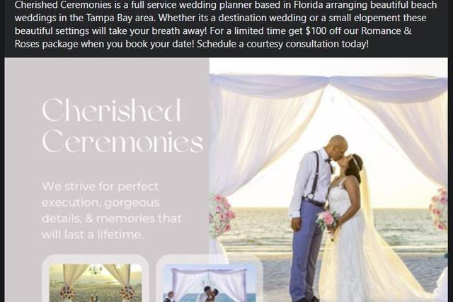 Florida beach wedding planner