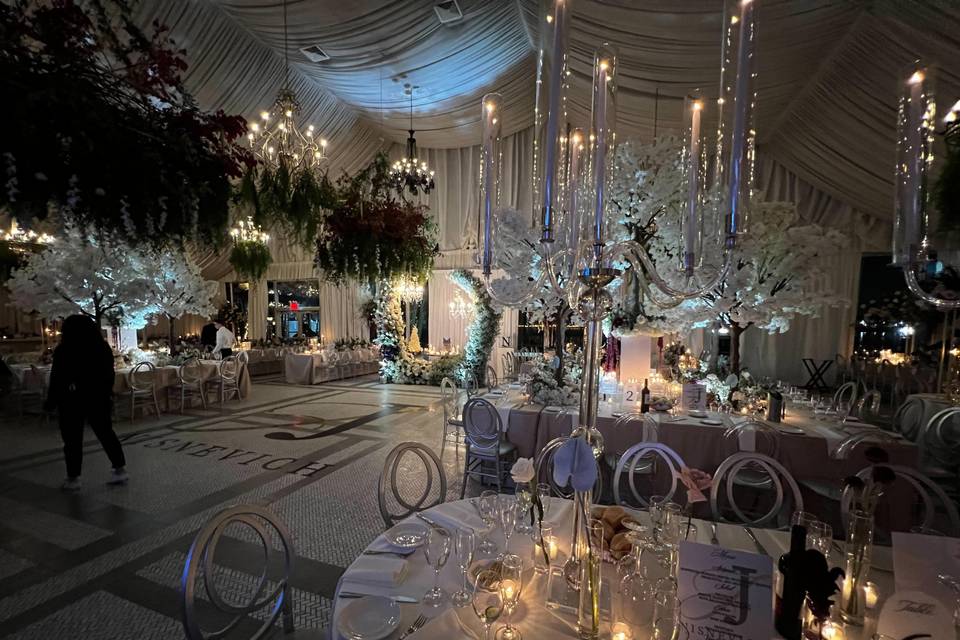 Tent inside