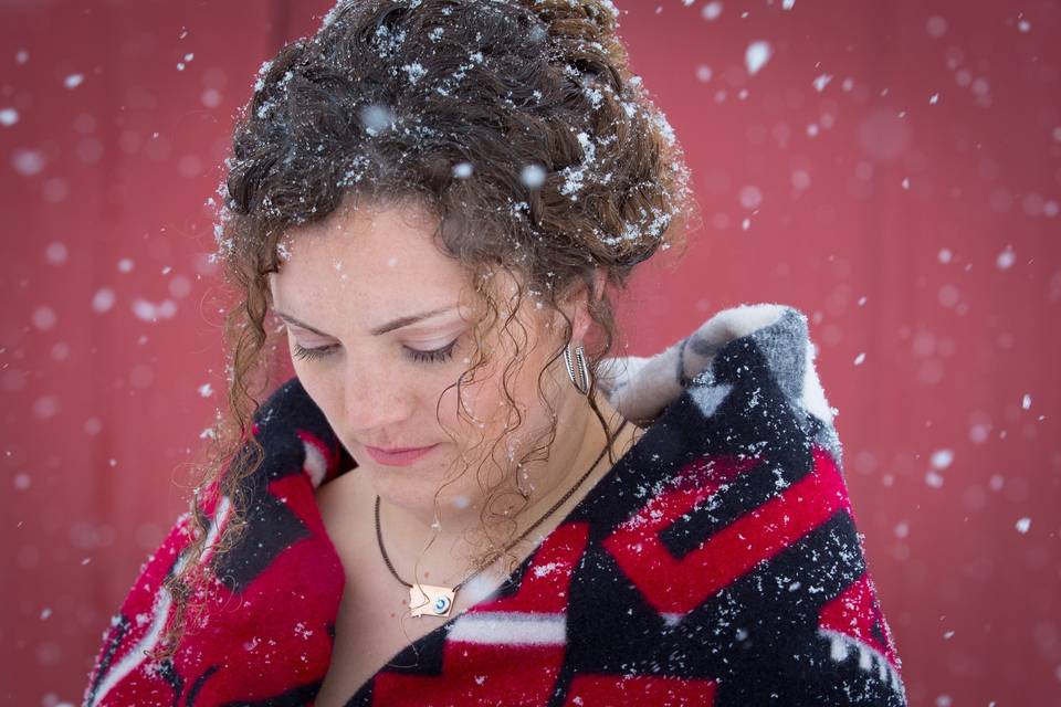 Winter wonderland bride