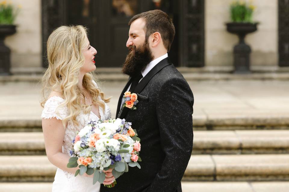 Bride and groom
