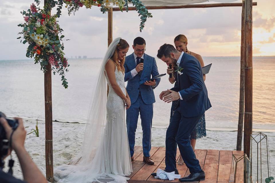 Wedding at Isla Mujeres