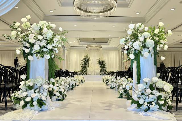 Grand white Ceremony