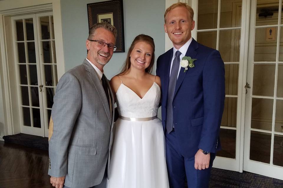 Congratulations to Abigail and James Carl on their special day at The Grosse Pointe War Memorial!  I will never forget your wedding! and you know why!