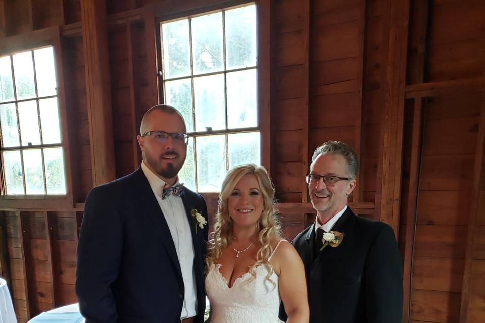 Blessings to Renee and James!