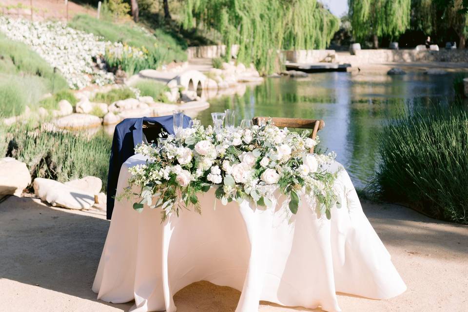 Bride and Groom's Table