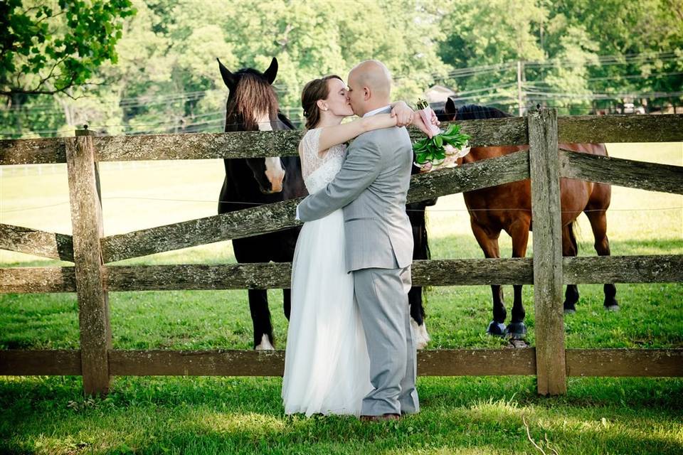 Couple kissing