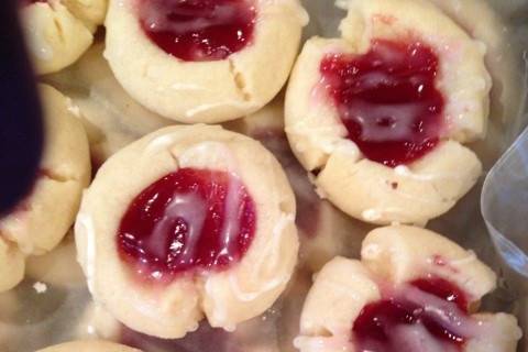 Raspberry Almond Cookie