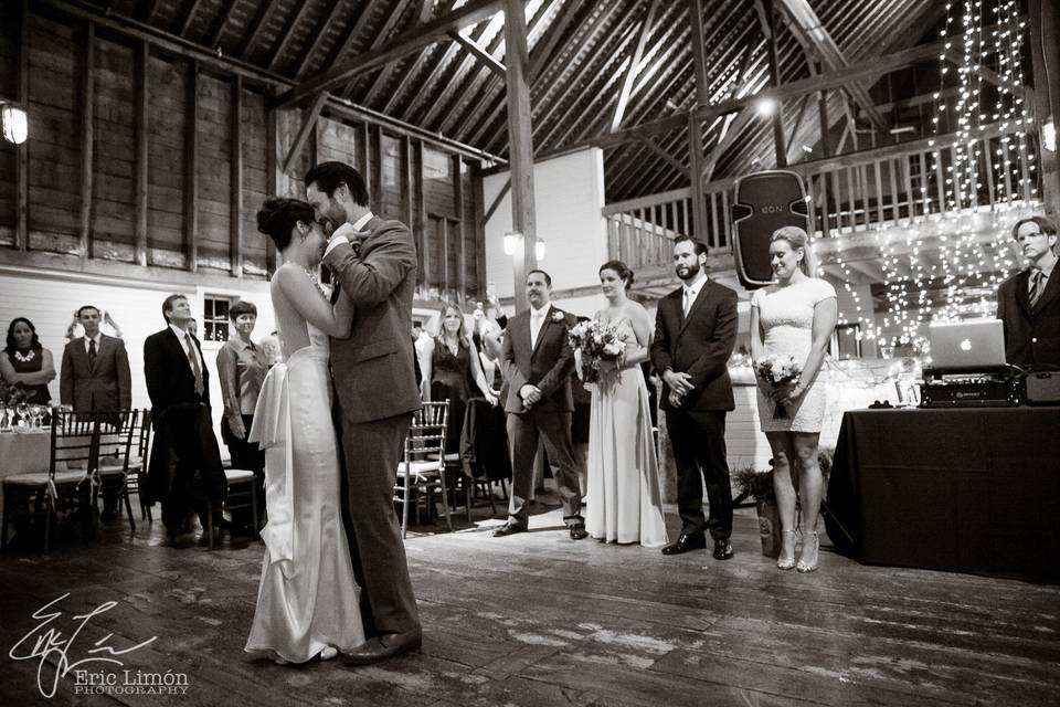Bride and Groom dance